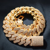 Iced Out D Color Moissnaite Diamond 22mm Hip Hop Chain