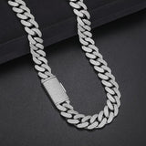 Full Moissanite Diamond Curb Hip Hop Cuban Chain For Him