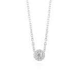 Moissnaite Round Cut Halo Fancy Pendant For Women