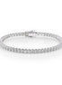 Round Brilliant Cut Moissanite Prong Setting Bracelet
