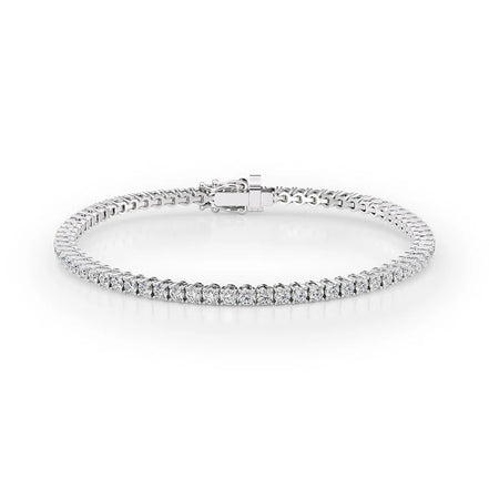 D Color Moissanite Round Cut Tennis Bracelets For Women
