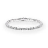 D Color Moissanite Round Cut Tennis Bracelets For Women