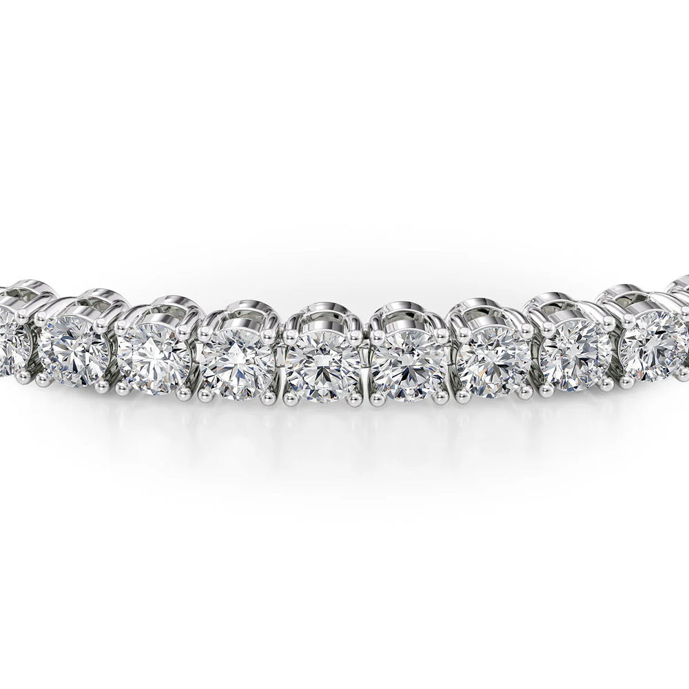 D Color Moissanite Round Cut Tennis Bracelets For Women