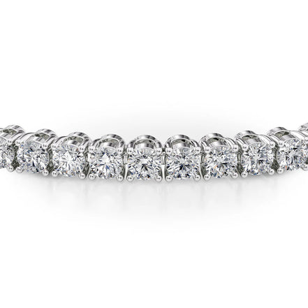 D Color Moissanite Round Cut Tennis Bracelets For Women