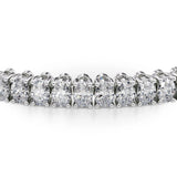 VVS1 Clarity Moissanite Oval Cut Tennis Bracelet For Her