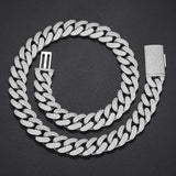 Full Moissanite Diamond Curb Hip Hop Cuban Chain For Him