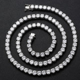 VVS1 Moissanite Round Cut Tennis Chain Gift For Men's