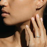 Moissnaite Solitaire Round Cut Small Stud Earring