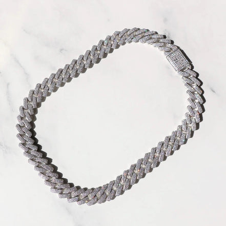 Miami Iced Out Moissanite Hip Hop Cuban Jewelry