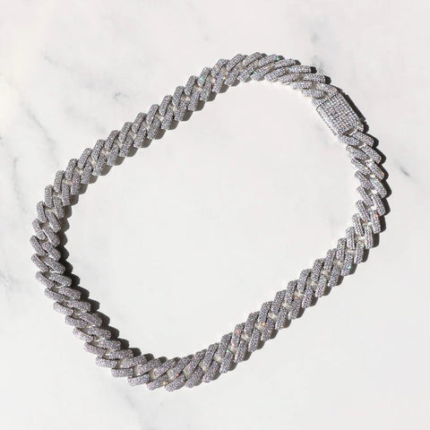 Miami Iced Out Moissanite Hip Hop Cuban Jewelry