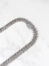 Moissanite Diamond Round & Baguette Cuban Chain For Men's