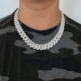 Iced Out Luxury Moissanite Diamond Cuban Chain
