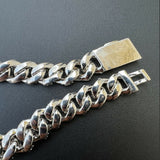 22mm Lab Created Moissanite Cuban Link Chain