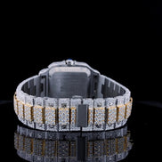 Roman Dial VVS1 Moissanite Luxury Wrist Watch