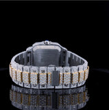 Roman Dial VVS1 Moissanite Luxury Wrist Watch