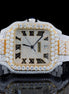 Roman Dial VVS1 Moissanite Luxury Wrist Watch