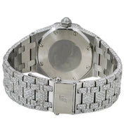 Moissanite Handmade Wrist Watch For Him