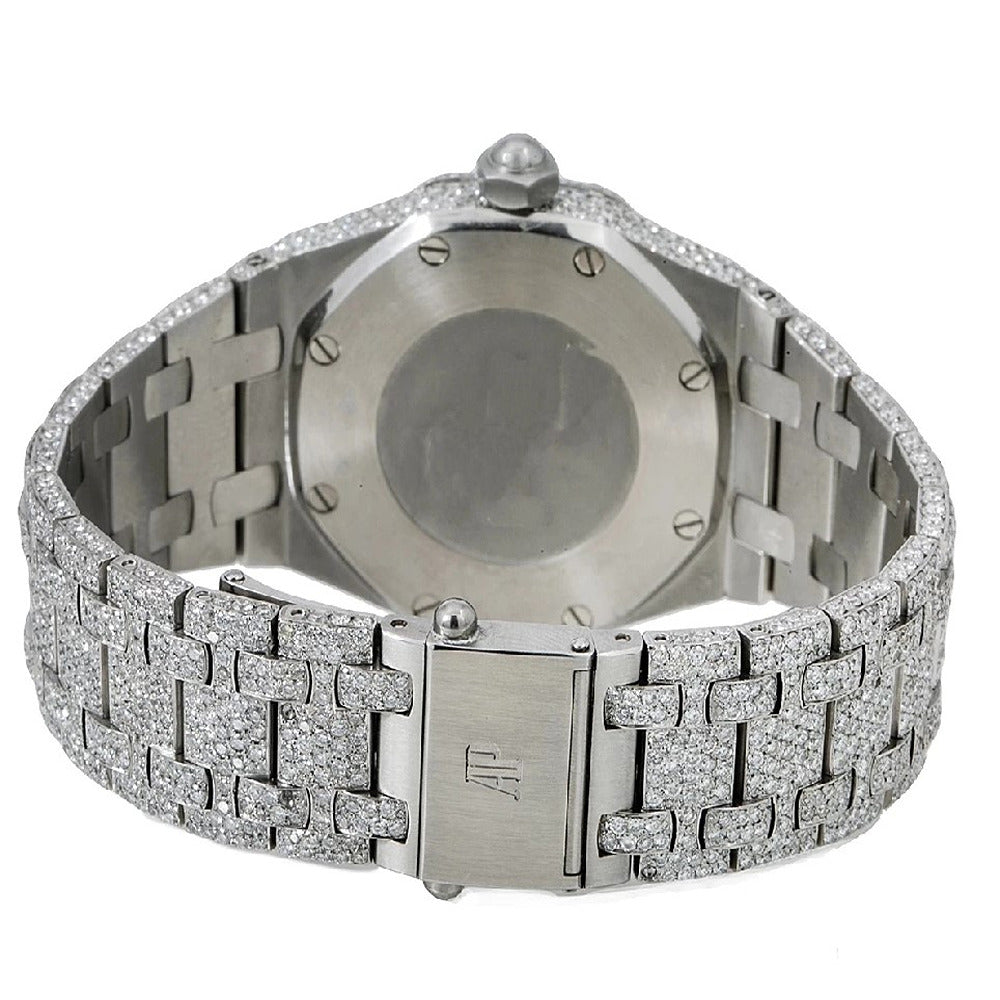 Moissanite Handmade Wrist Watch For Him