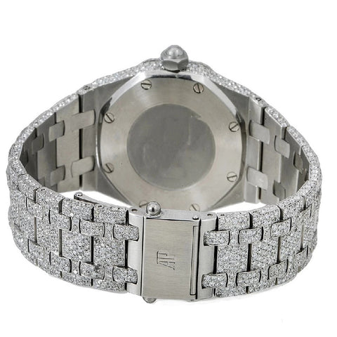 Lab Created Moissanite Handmade Wrist Watch For Him