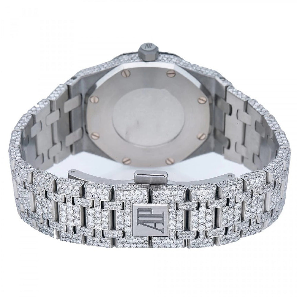 Full White Moissanite Diamond Luxury Hip Hop Watch