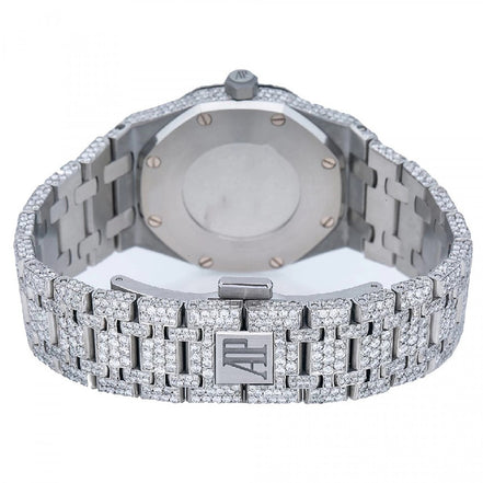 Full White Moissanite Diamond Luxury Hip Hop Watch