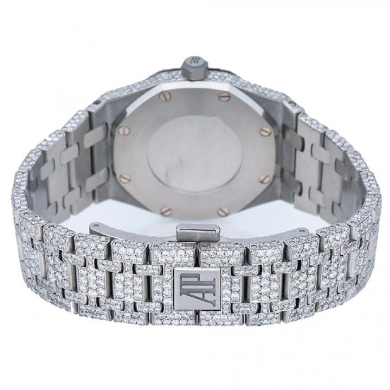 Full White Moissanite Diamond Luxury Hip Hop Watch