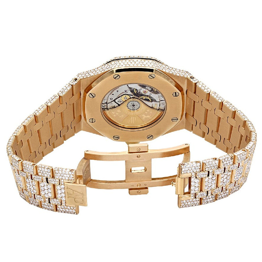 Black Stick Moissanite Watch For Men's