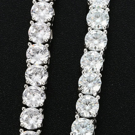 VVS1 Moissanite Round Cut Tennis Chain Gift For Men's