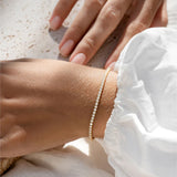 Lab Created Moissnaite Round Cut Fancy Style Tennis Bracelets