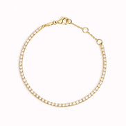 Lab Created Moissnaite Round Cut Fancy Style Tennis Bracelets