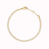 Lab Created Moissnaite Round Cut Fancy Style Tennis Bracelets