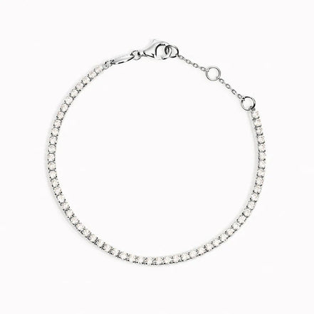 Lab Created Moissnaite Round Cut Fancy Style Tennis Bracelets