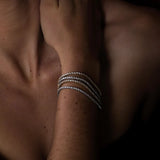 VVS1 Moissanite Round Cut Tennis Bracelet For Women
