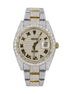 Roman Dial Moissanite Diamond Men's Fashion Watch