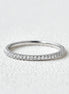 Full Eternity Round Cut VVS1 Lab Created Diamond Eternity Ring
