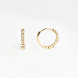 Round Cut Moissanite Lever Back Hoop Earring For Her