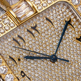 Luxury Arabic Dial VVS1 Moissanite Dual Tone Hip Hop Watch