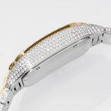 Luxury Arabic Dial VVS1 Moissanite Dual Tone Hip Hop Watch