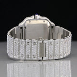 Moissanite Iced Out Rainbow Numeric Watch For Men
