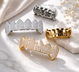 Moissanite Diamond Iced Out Vamp Grillz