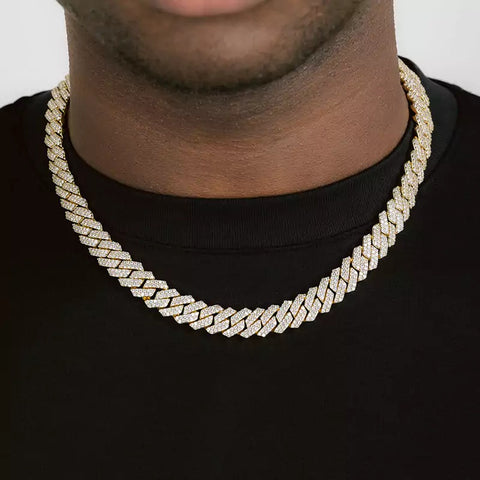 Cuban Iced Out 22MM Moissanite Customize Hip Hop Chain