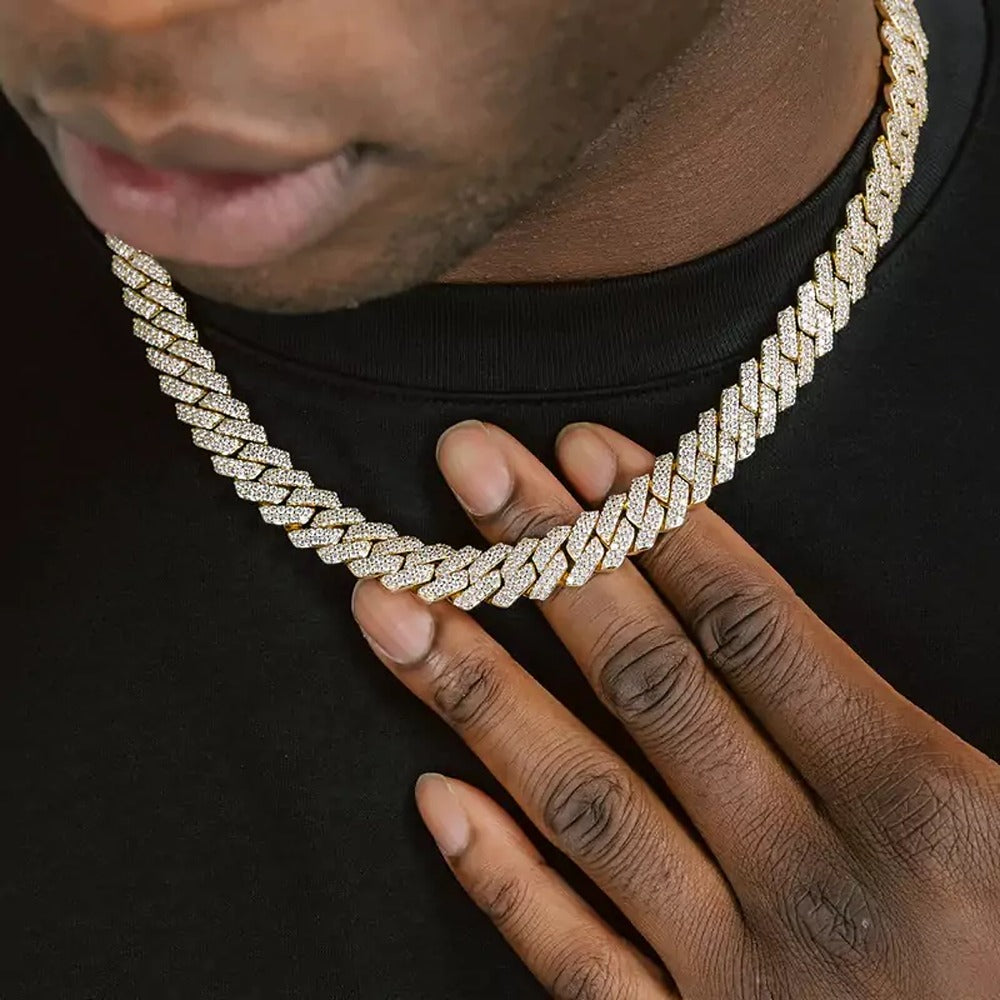 Cuban Iced Out 22MM Moissanite Customize Hip Hop Chain