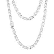 Moissante Diamond Ball Link Hip Hop Chain For Men's