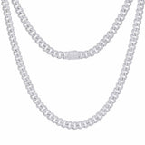 D  Color Moissanite Round Cut Hip Hop Chain