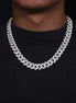 Round And Baguette Cut Moissanite Iced Out Hip Hop Chain