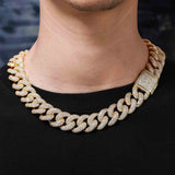 Ice Out Luxury Moissanite Hip Hop Cuban Chain
