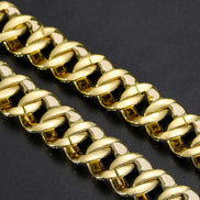 Iced Out Moissanite Luxury Hip Hop Cuban Chain For Him
