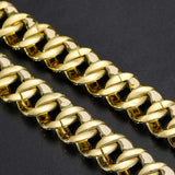 Iced Out Moissanite Luxury Hip Hop Cuban Chain For Him