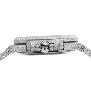 Iced Out Moissanite Full White Hip Hop Watch