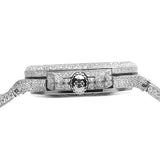 Iced Out Moissanite Full White Hip Hop Watch